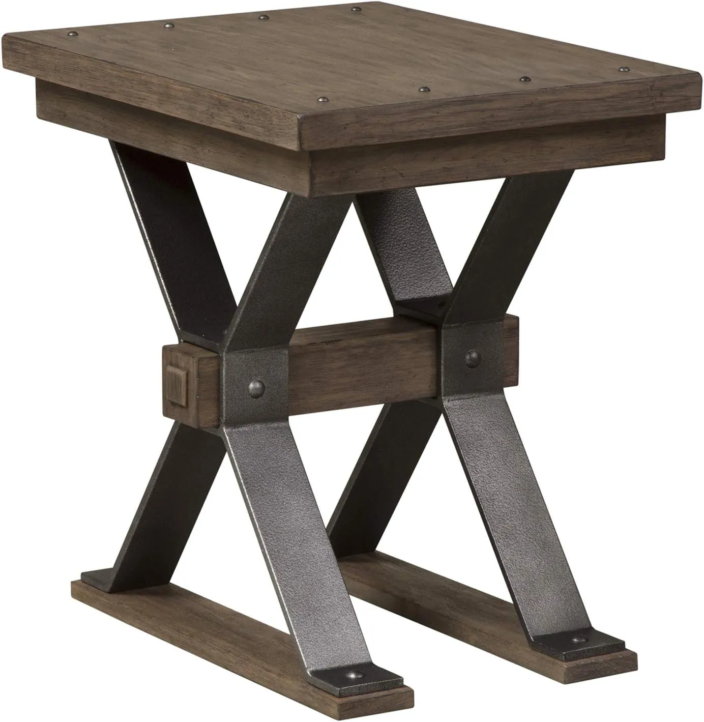 Liberty Furniture Industries Sonoma Road Chair Side Table, W18 x D24 x H24, Light Brown