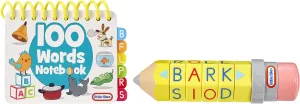 Little Tikes Old School 100 Words Spell & Spin Pencil, Letters, Spelling, Vocabulary, Phonetics, Alphabet, Sounds, Retro, Throwback, Preschool Educational, Learning, Gift and Toy