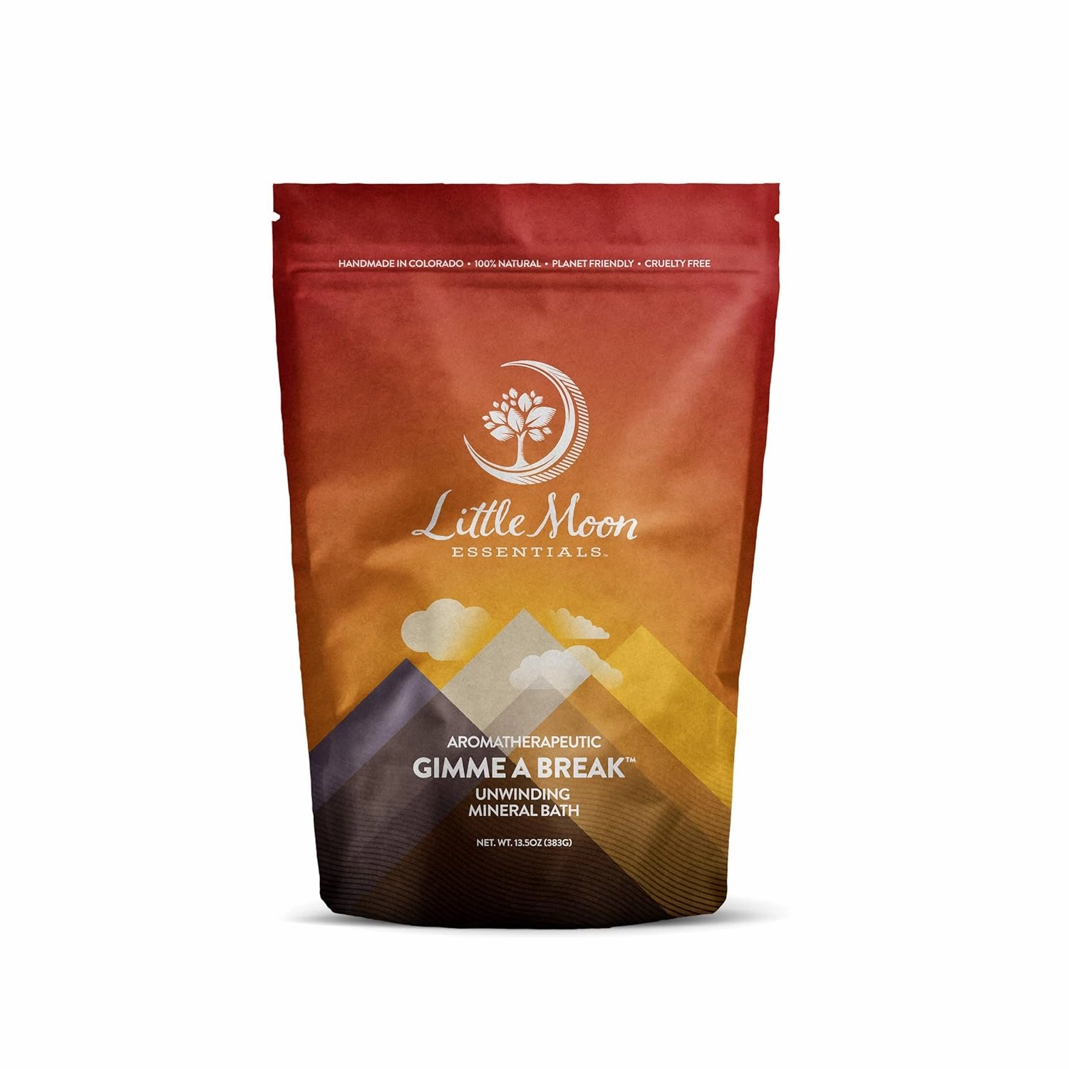 Little Moon Essentials Unwinding Mineral Bath Salt, Gimme A Break, 13.5 oz.