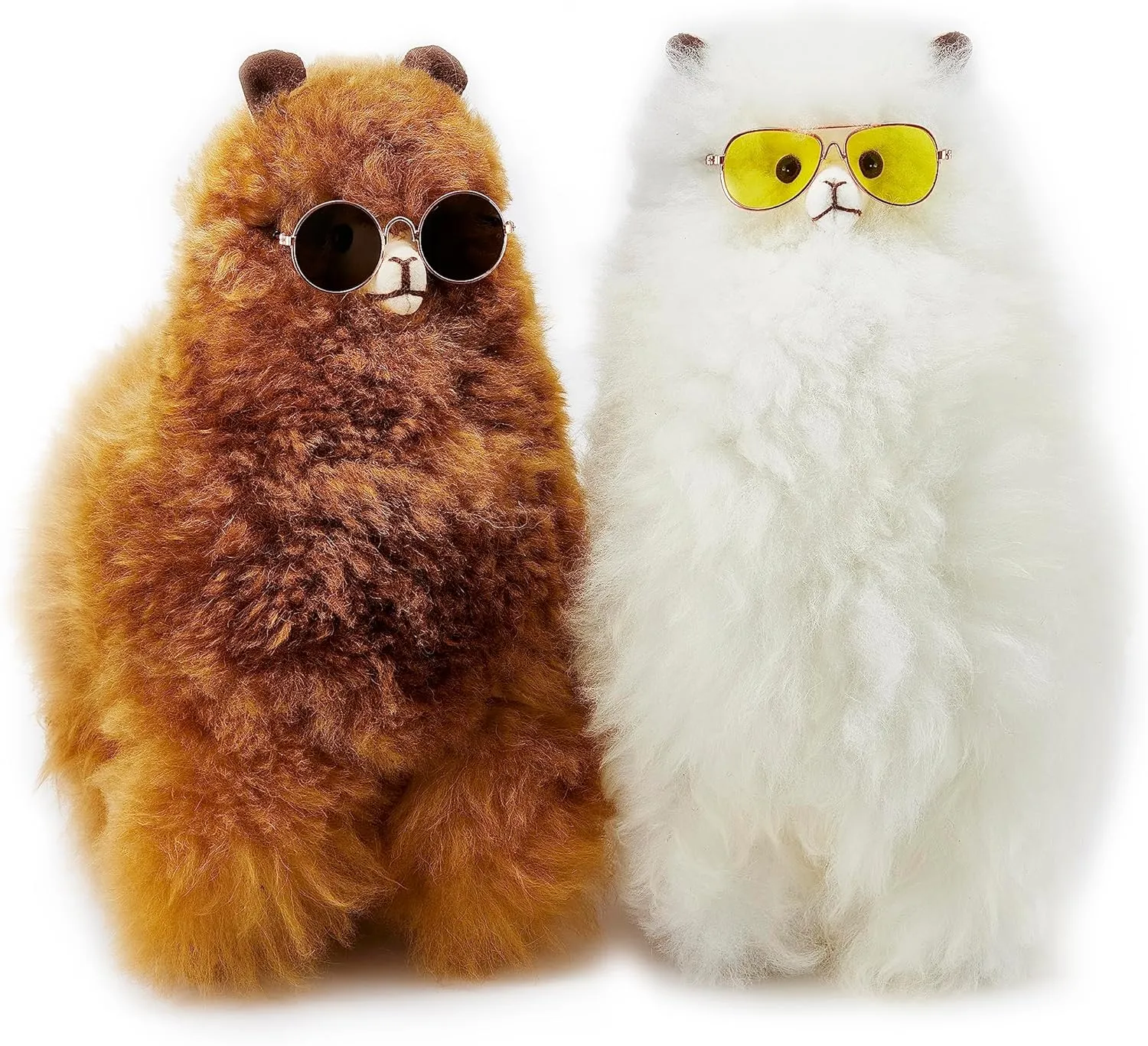 Llama Big Stuffed Animal - Super Soft Baby Alpaca Toy (13 inches, White) - Handmade Stuffed Animals & Plushies - Alpaca Gifts
