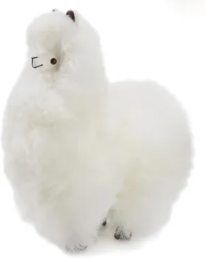 Llama Big Stuffed Animal - Super Soft Baby Alpaca Toy (13 inches, White) - Handmade Stuffed Animals & Plushies - Alpaca Gifts