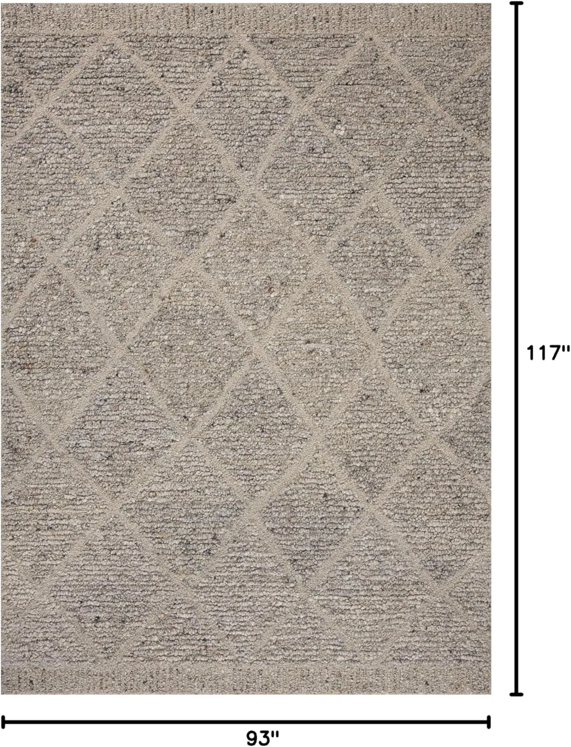 Loloi Magnolia Home by Joanna Gaines Jones Collection JON-03 Pebble 7'-9" x 9'-9" Area Rug