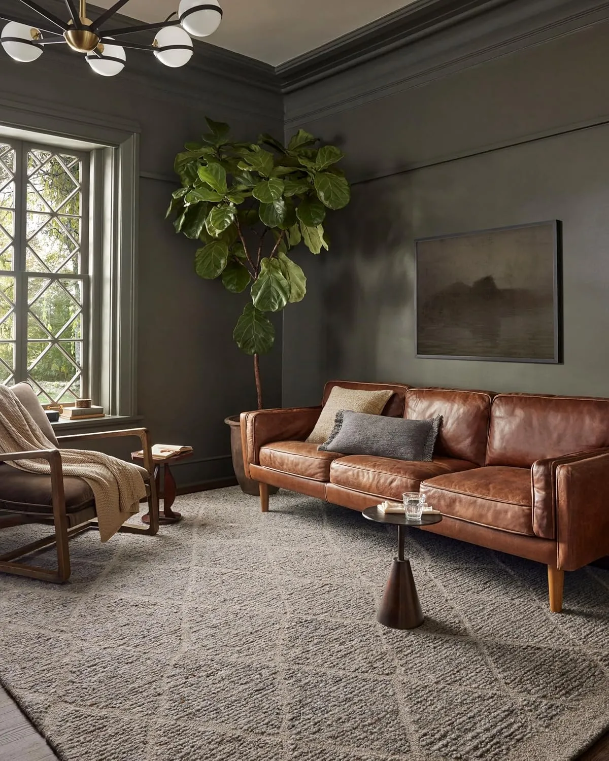 Loloi Magnolia Home by Joanna Gaines Jones Collection JON-03 Pebble 7'-9" x 9'-9" Area Rug