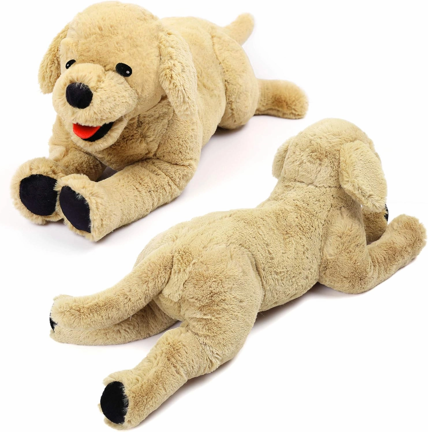 LotFancy Dog Stuffed Animals Plush, 21" Soft Cuddly Golden Retriever Plush Toys, Large Stuffed Dog, Puppy Dog Stuffed Animals, Birthday Gift for Kids Girls Boys