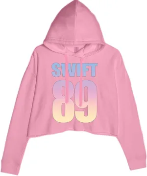 Lover Era Swift 89 Birth Year Music Fan Cropped Fleece Hoodie, Soft & Cozy, Trendy Fit