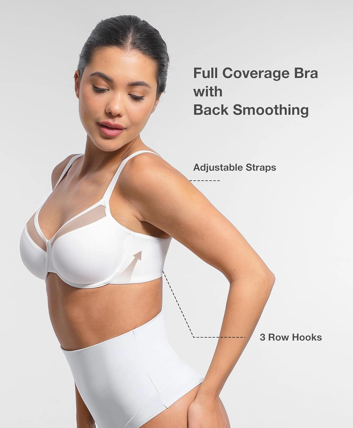 Lover-Beauty Minimizer Bras for Women Full Coverage Unlined Underwire Bras Plus Size Lifting Bra for Heavy Breast