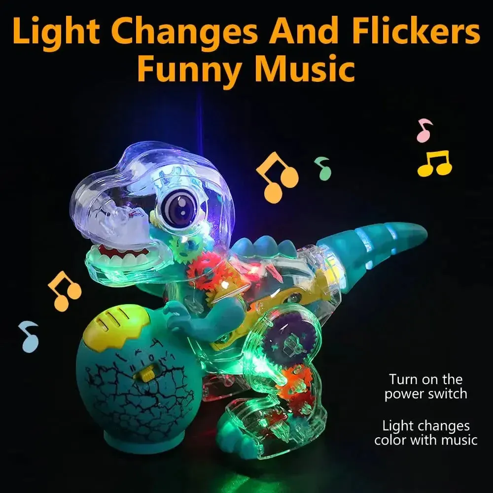 Luminous Dino Adventures - Toy Dinosaur With Music And Lights