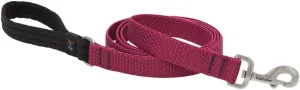 LupinePet Eco 1" Berry 6-foot Padded Handle Leash for Medium and Larger Dogs