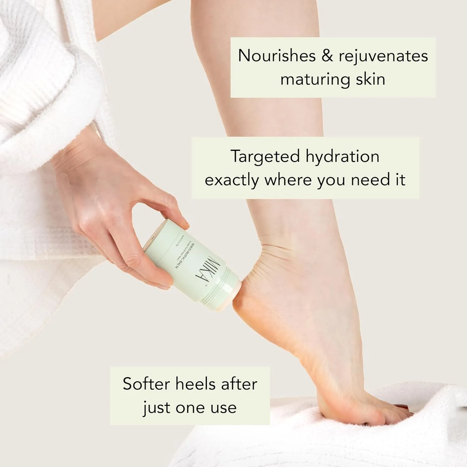 Luxury Moisturizing Foot Balm for Dry Cracked Feet, Urea Cream & Foot Moisturizer, It Softens & Exfoliates Skin and is Paraben and Phthalate Free