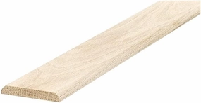 M-D Building Products 11908 2-1/2 in. x 3/8 in. x 36 in. Natural Hardwood Flat-Profile Threshold for Doorways
