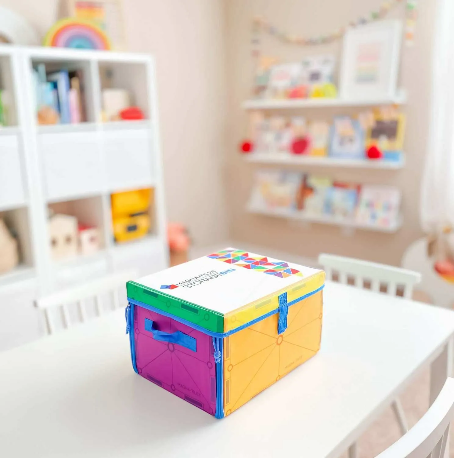 Magna-Tiles Storage Bin & Playmat