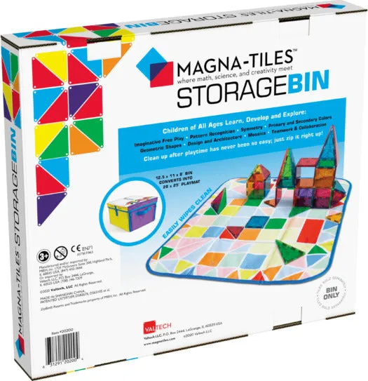 Magna-Tiles Storage Bin & Playmat