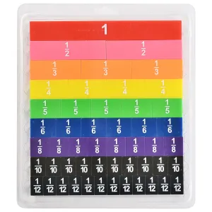 Magnetic Fraction Tiles Magnet Set, Math Skills Toy for Early Kids, Homeschool Supplies