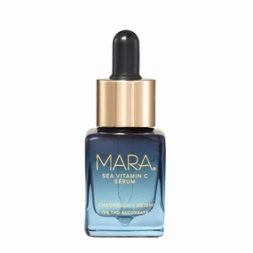 MARA - Natural Chlorella   Reishi Sea Vitamin C Serum | Plant-Based Skin Care | Skin Firming With Moringa   Squalane (0.5 oz | 15 ml)