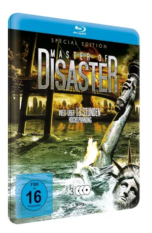 Master of Disaster Collection (9 Films) - 3-Disc Set ( The Land That Time Forgot / Princess of Mars / 100 Million BC / 2012: Supernova / Meteor Apoc [ NON-USA FORMAT, Blu-Ray, Reg.B Import - Germ