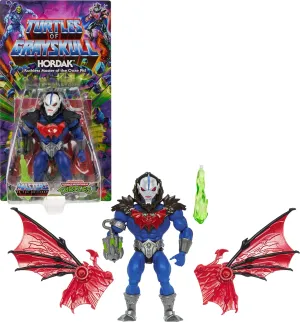 Masters of the Universe Mattel Origins Turtles of Grayskull Action Figure & Accessories, Hordak Collectible Toy with 16 Joints, TMNT & Motu Crossover