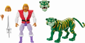 Masters of the Universe Origins Cartoon Collection Action Figure 2-Pack, Motu Collectible Set with Prince Adam & Cringer in 5.5-Inch Scale Toys