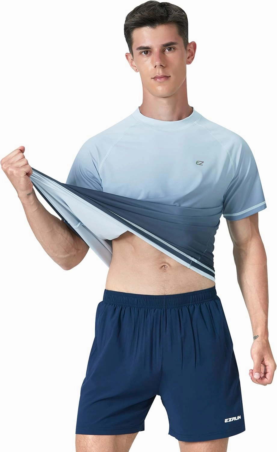 Men's Rash Guard Swim Shirts Summer UPF 50  UV Sun Protection Quick Dry Beach Fishing Water Shirts T Shirts for Men
