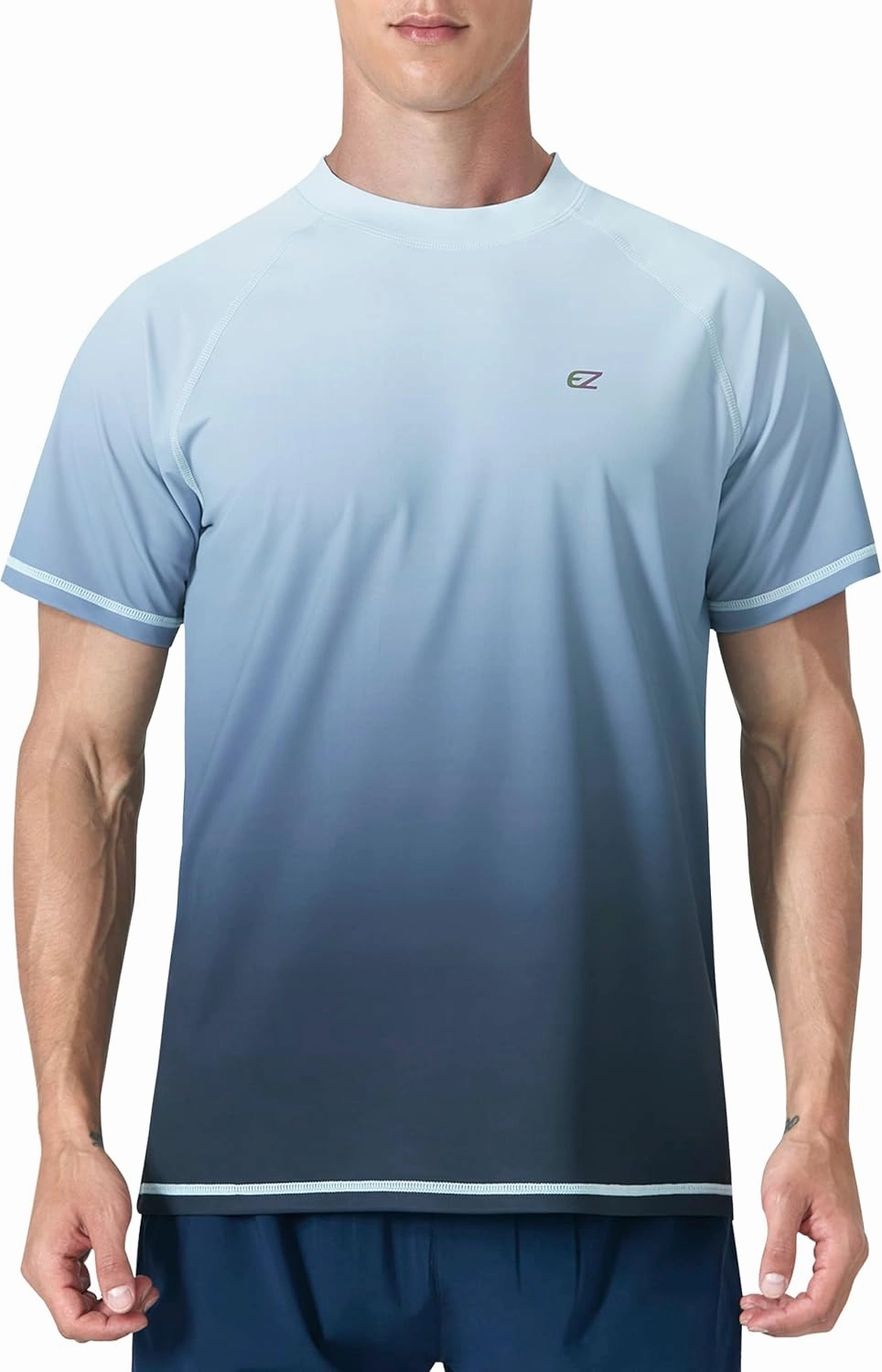 Men's Rash Guard Swim Shirts Summer UPF 50  UV Sun Protection Quick Dry Beach Fishing Water Shirts T Shirts for Men
