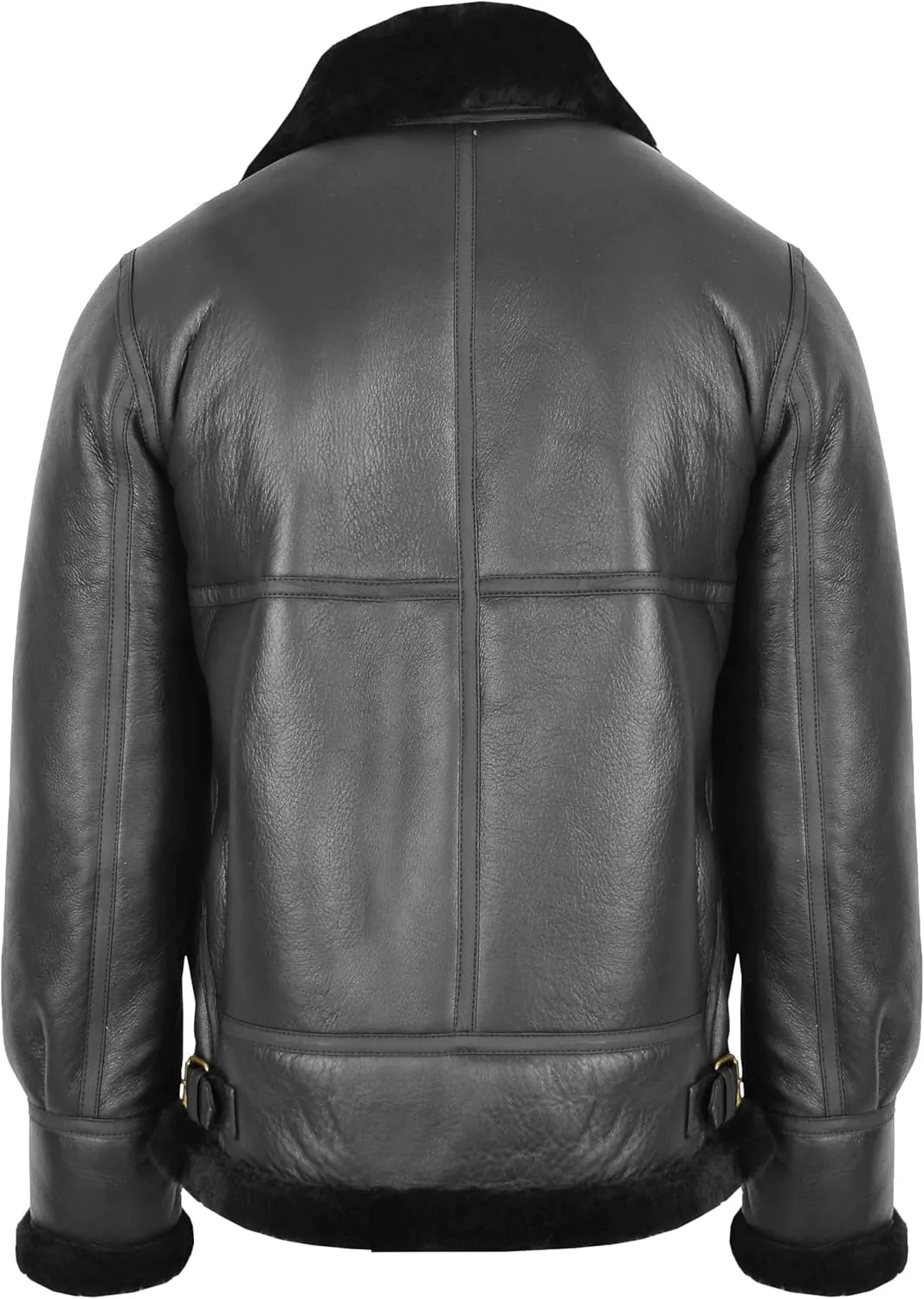 Men's Genuine Sheepskin Flight Jackets Original Aviator Classic Pilot Authentic B3 Bomber Wilbur