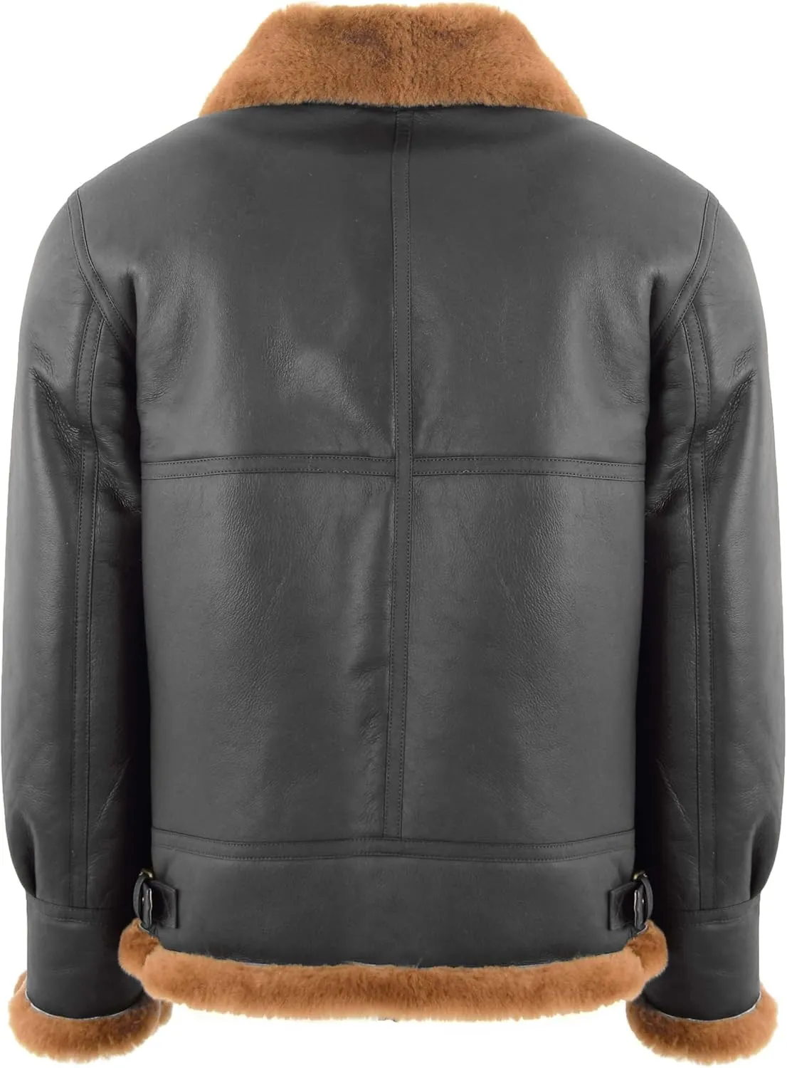 Men's Genuine Sheepskin Flight Jackets Original Aviator Classic Pilot Authentic B3 Bomber Wilbur