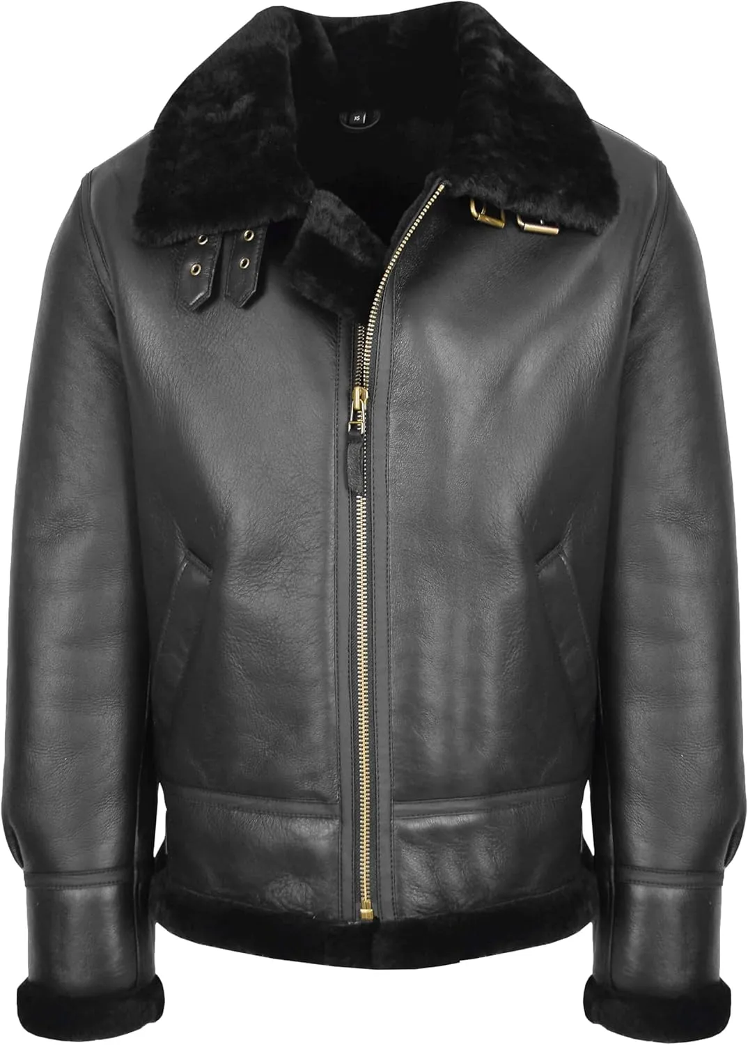 Men's Genuine Sheepskin Flight Jackets Original Aviator Classic Pilot Authentic B3 Bomber Wilbur
