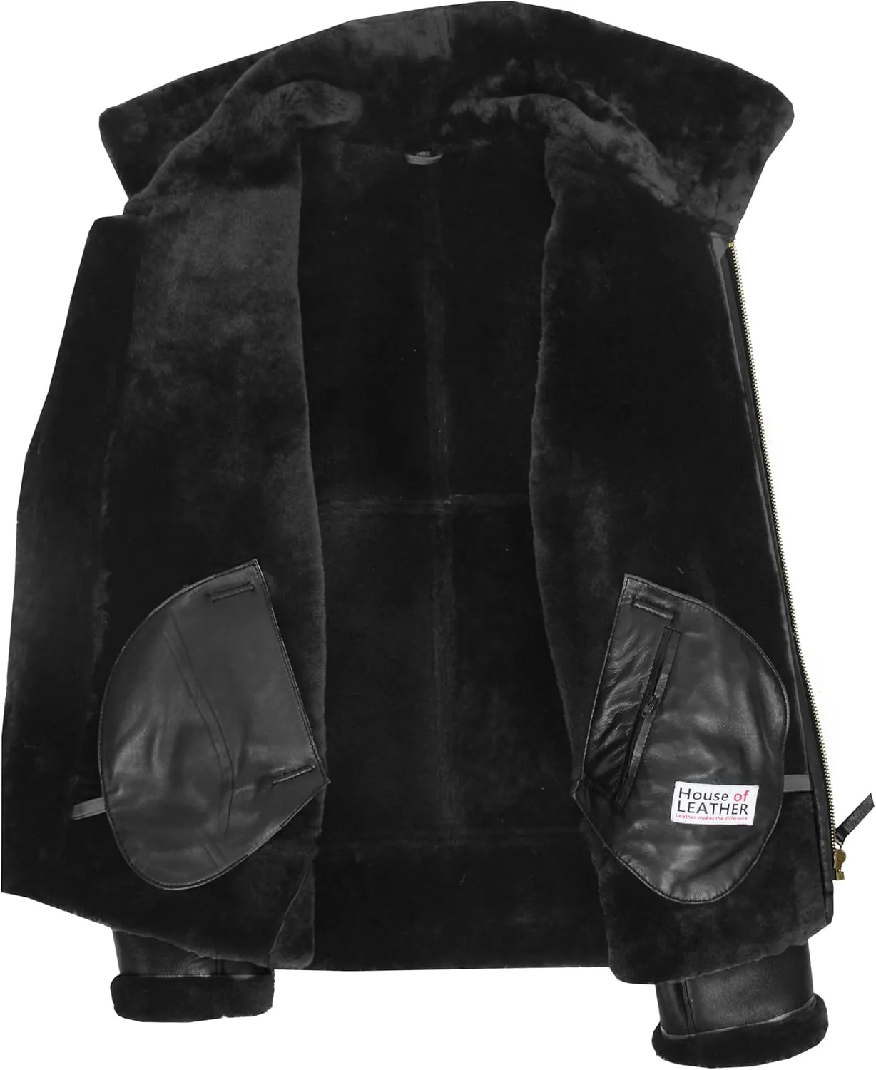 Men's Genuine Sheepskin Flight Jackets Original Aviator Classic Pilot Authentic B3 Bomber Wilbur