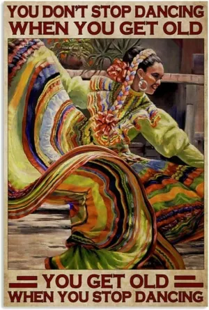 Mexican Dancing 1000 Piece Jigsaw Puzzle for Adults and Families - You Don't Stop Dancing When You Get Old Wooden Jigsaw Puzzle - Family Fun & Leisure Beginner Jigsaw Puzzle Toys