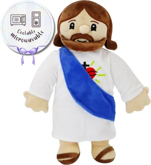 Microwavable & Coolable Jesus Plush Doll, Cozy Lavender Scented Plush Toys, Stuffed Jesus Plush Jesus Plushies Christian Gifts for Kid