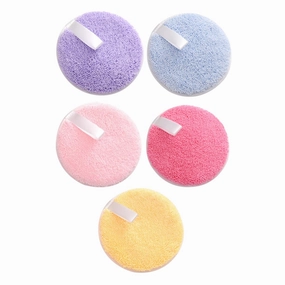 Mikinona Makeup Sponge Set 5pcs Rounded Face Powder Applicators Exfoliating Cleansing Pads