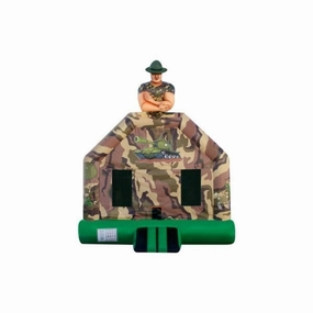 Military General Inflatable Jumper with Hoop
