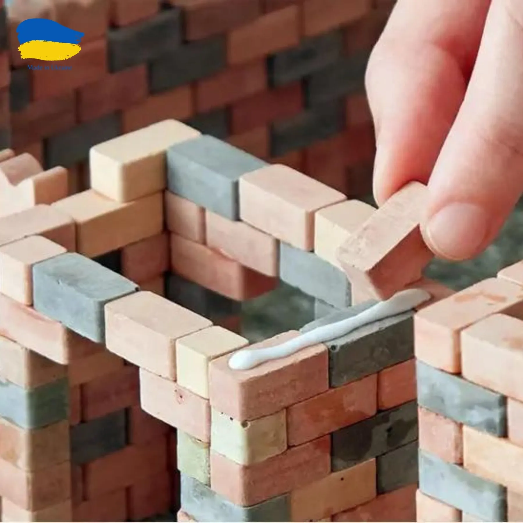 Mini Bricks Constructor Set, Two Towers