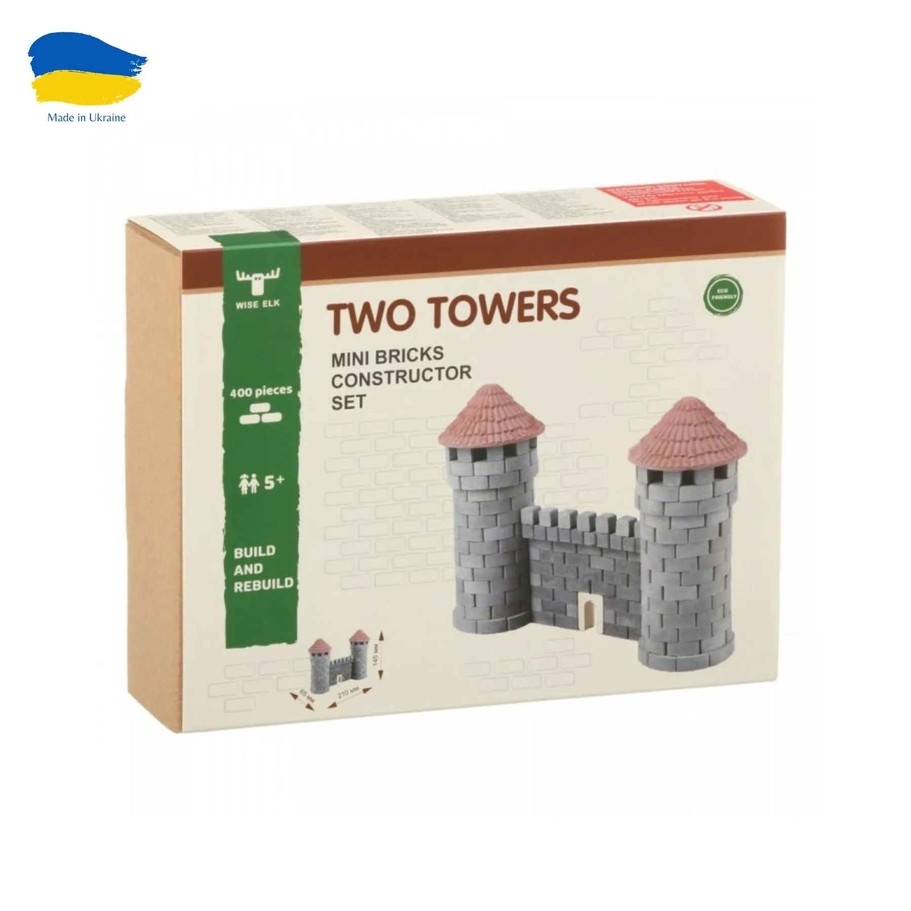 Mini Bricks Constructor Set, Two Towers