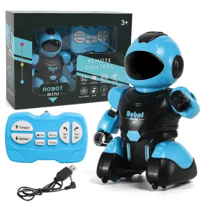 Mini Remote Control Robot Interaction Intelligent Programming Singing & Dancing LED Lighting RC Robot Kids Toy