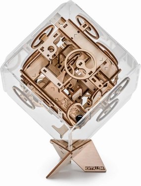 Mini - 3D Wooden Puzzle & Marble Maze for Teens & Adults, Maze Puzzle - Building Kits for Adults, Puzzle Box w/ 130 Pieces Made in USA