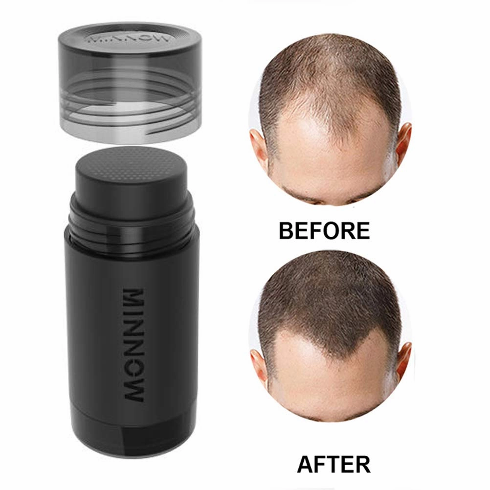 MINNOW Hair Building Fibers,Keratin Hair Fibers Hair Loss Concealer For Thinning Hair Powder Volumizing Based,16grams/0.56oz (DARK BROWN)