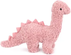 MON AMI Betsy Brontosaurus Plush Toy - 16" Stuffed Animal Toy for Kids, Soft Dinosaur Plushie, Cute Cuddly Gift for Boys & Girls, Pink Dino Plush for Toddlers & All Ages