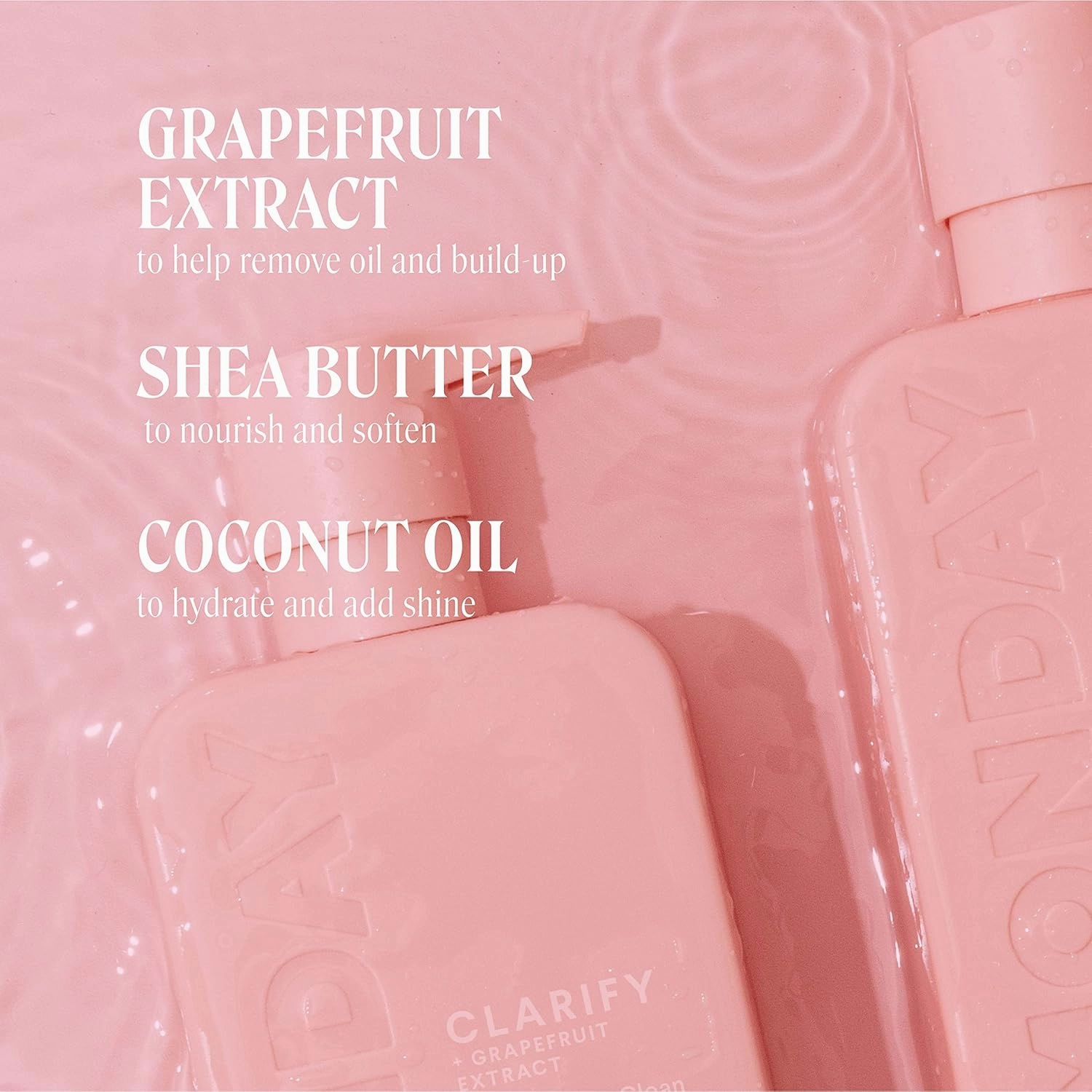 MONDAY HAIRCARE Clarify Conditioner 12 oz. (354 ML) for Oily Hair, Made with Grapefruit Extract, Coconut Oil, Shea Butter, Vitamin E and Provitamin B5 (Pack of 2)