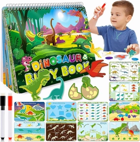 Montessori Dinosaur Toys for Toddlers & Preschoolers - Sensory Learning Activities & Educational Toys for 3-5 Year Olds - Boys & Girls - Autism-Friendly - Perfect for Birthdays & Christmas