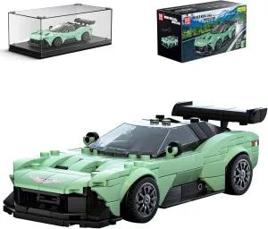 Mould King Speed Champion Car Building Toys with Display Case, 27009 Model Kits Sets, Models Building Blocks Kit, Speed Racing Cars Kit for Adult and Kids 8 (369PCS)