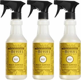 MRS. MEYER'S CLEAN DAY Multi-Surface Everyday Cleaner, Daisy Scent, 16 Ounce Bottle (Pack of 3)