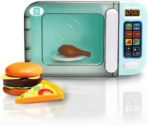 My First Microwave Lights & Sounds Playset Designed for Children Ages 3  Years,Multi