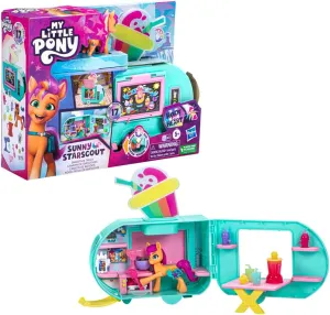 My Little Pony Playset Sunny Starscout Smoothie Truck Set, Hoof to Heart Pony Doll, Toys for Girls and Boys 5 Years Old 