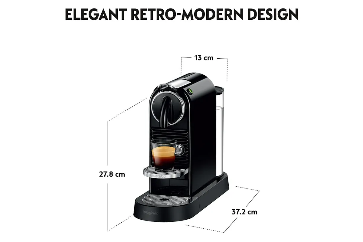 Nespresso CitiZ 11315 Coffee Machine by Magimix | Black