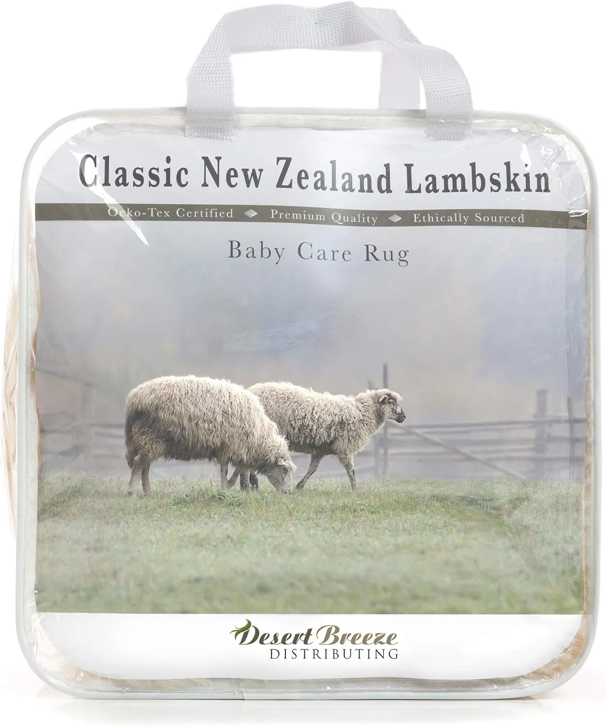 New Zealand Sheepskin Rug – Ethically Sourced Lambskin for Baby Care, Soft Rug with Natural Wool and Leather, Unshorn Furry Lambswool, Plush Sheepskin Throw for Nursery & Playtime, 32-34 Inch