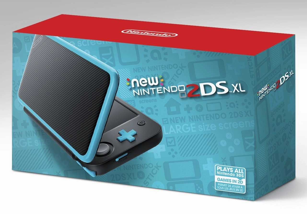 New Nintendo 2DS XL - Black   Turquoise