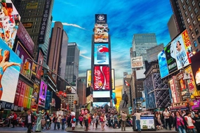 New York Times Square Puzzle for Adults and Kids | Difficult 1000 Piece Jigsaw Puzzle Toy | Fun Quarantine Gift | Interactive Brain Teaser Challenge for Game Night