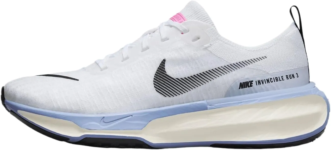 Nike Invincible 3 Men's Road Running Shoes (DR2615-100, White/Football Grey/Cobalt Bliss/Black) Size 12