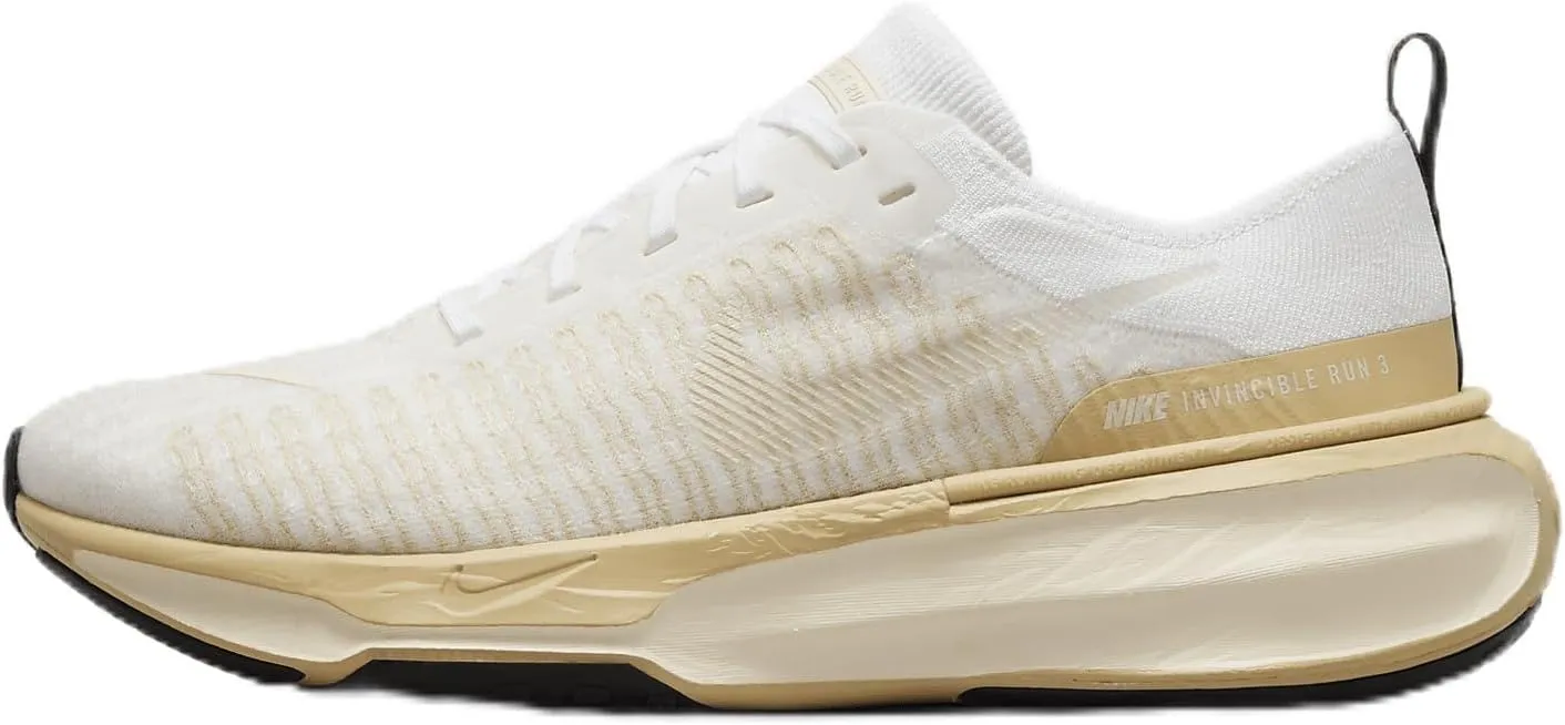 Nike Invincible 3 Men's Road Running Shoes (DR2615-106, White/Sesame/Anthracite/Coconut Milk) Size 13