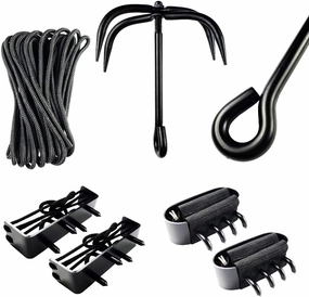 NINJA Combo Set Grappling Hook, Hand claws & Foot Spike Climbing Gear. by Unknown
